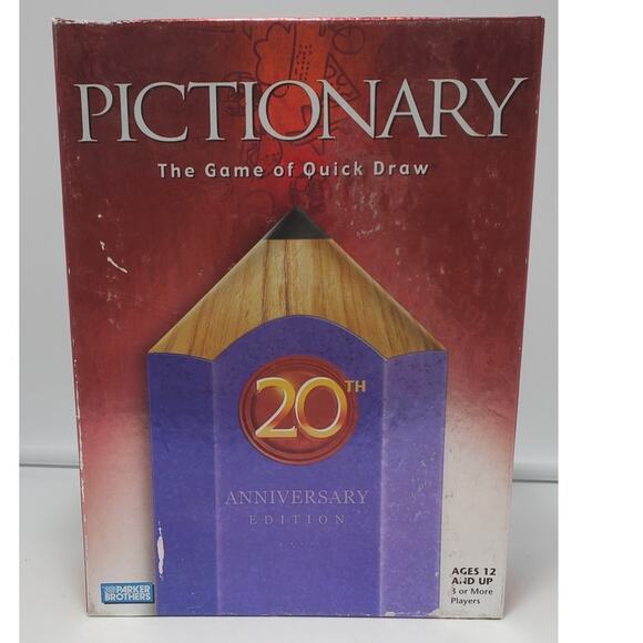 2005 Pictionary 20th Anniversary Edition Game of Quick Draw **NEVER USED** - Picture 1 of 7